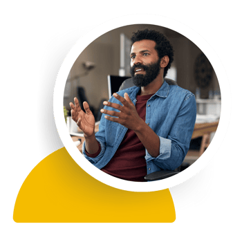 Very well mind health coaching man circle Very well mind health coaching man circle