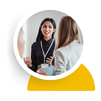 executive coaching circle woman talking copy